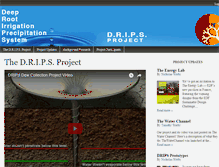 Tablet Screenshot of dripsproject.com